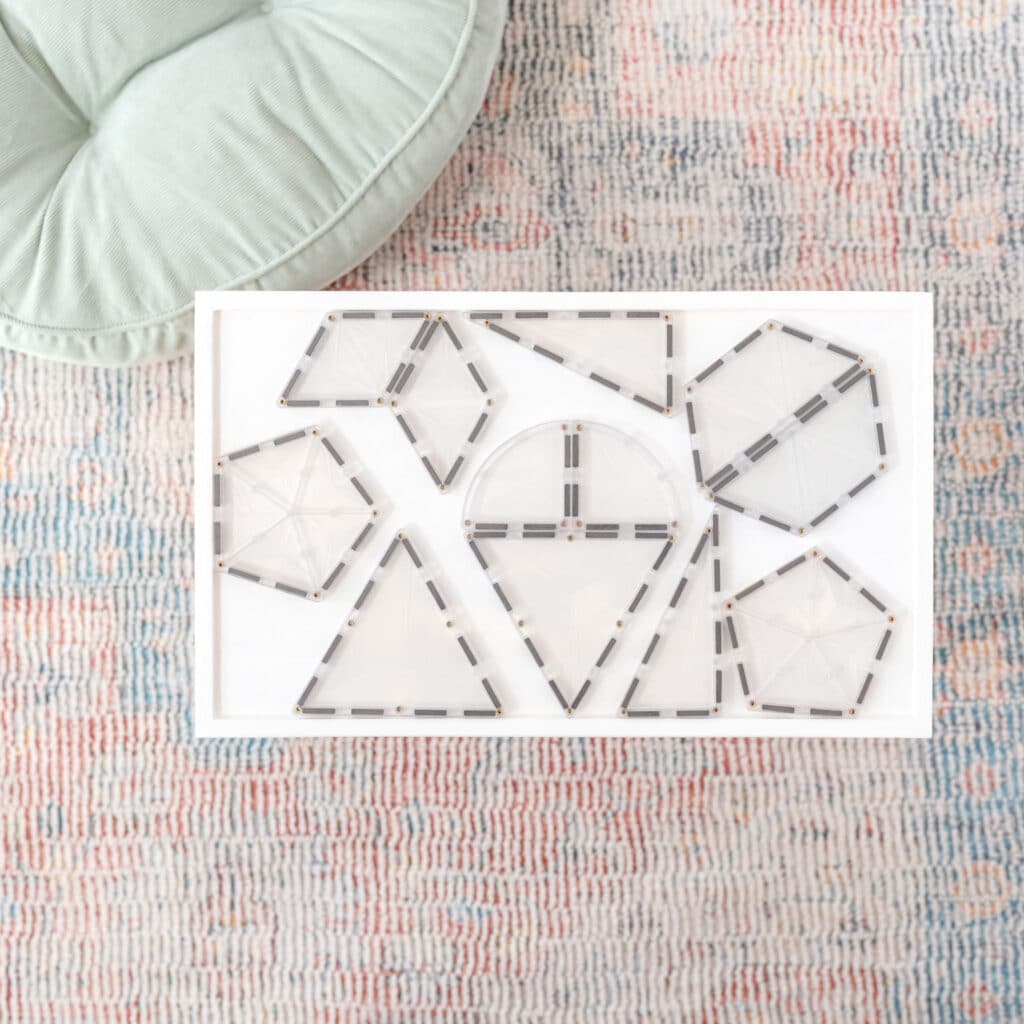 Connetix Magnetic Tiles - Clear Shape Pack 24 pc FINAL SALE
