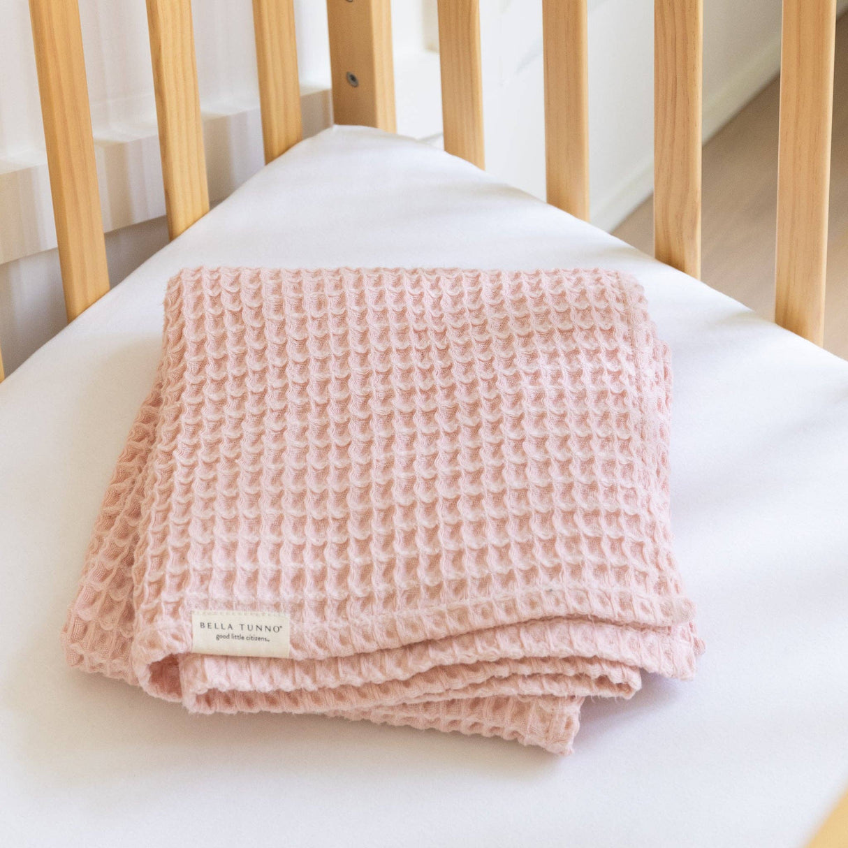 Waffle Baby Blanket - Blush