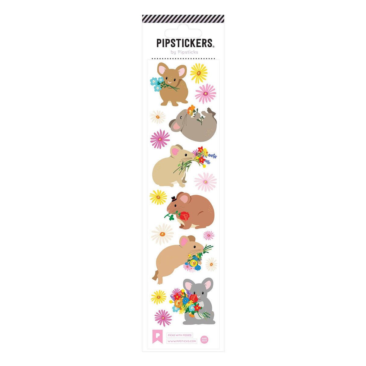 Pipstickers - Picas With Posies