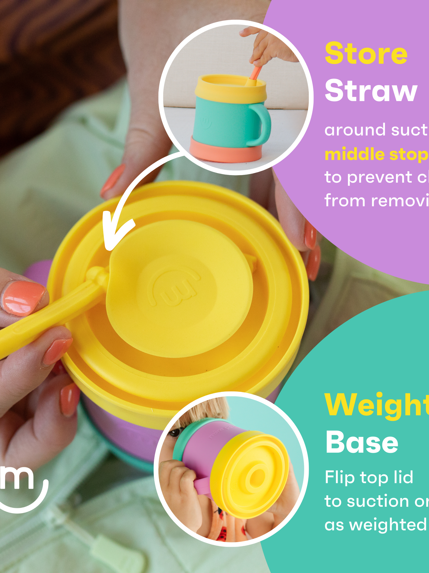 The Everything Sippy - Peach