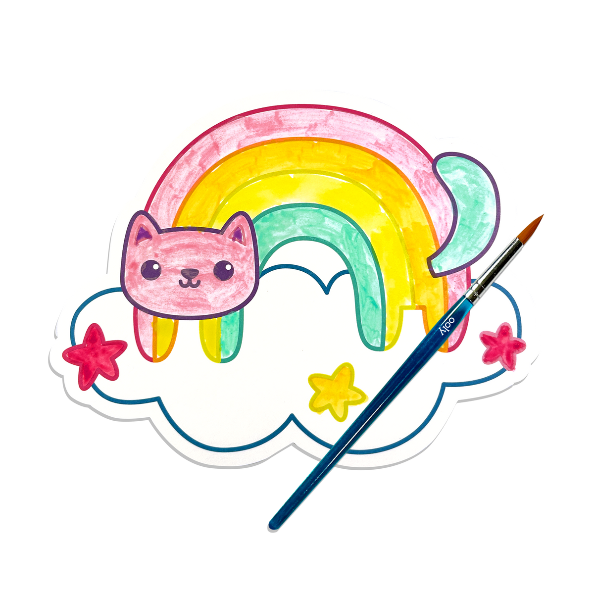 Playful Painters - Rainbow Cut