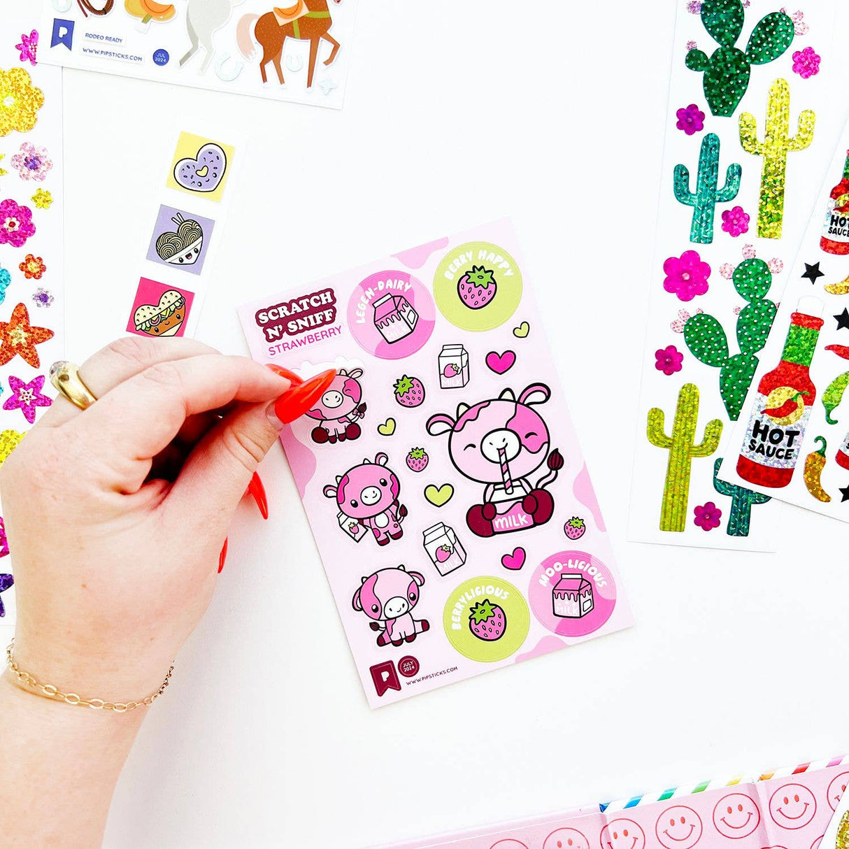 Pipstickers - Legen-dairy Berry Scratch 'n Sniff