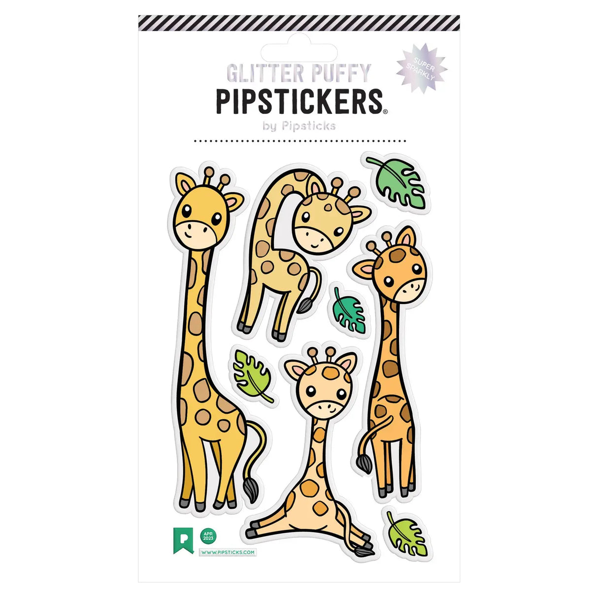 Pipstickers - Puffy Gentle Giraffes