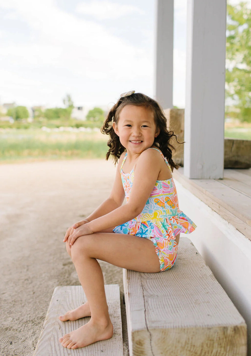 Emma Two Piece Swimsuit - Beach Scenes FINAL SALE