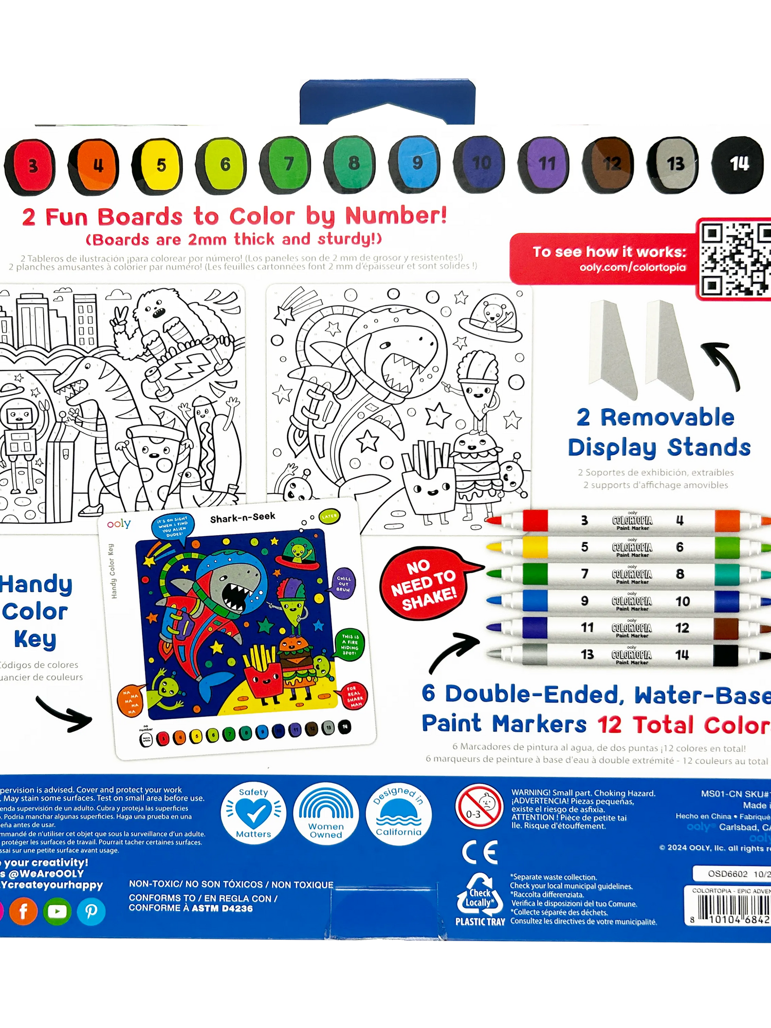 Colortopia Color by Number - Epic Adventure