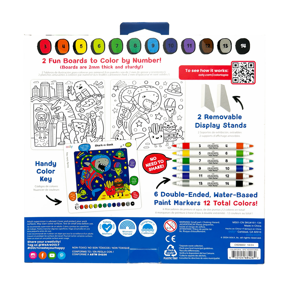 Colortopia Color by Number - Epic Adventure