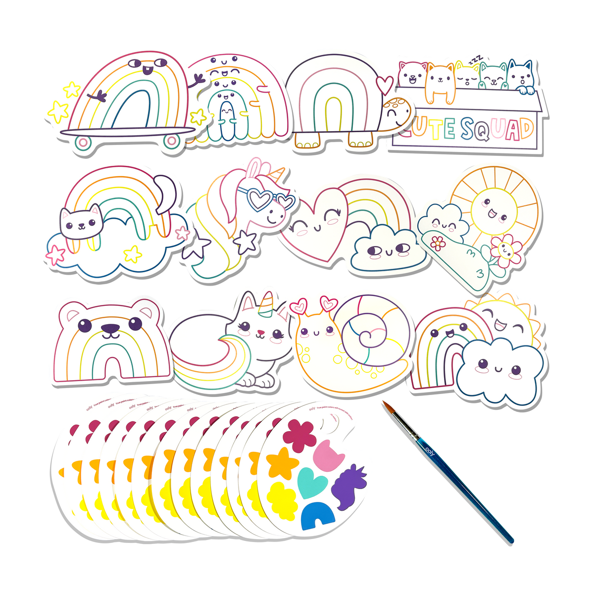Playful Painters - Rainbow Cut