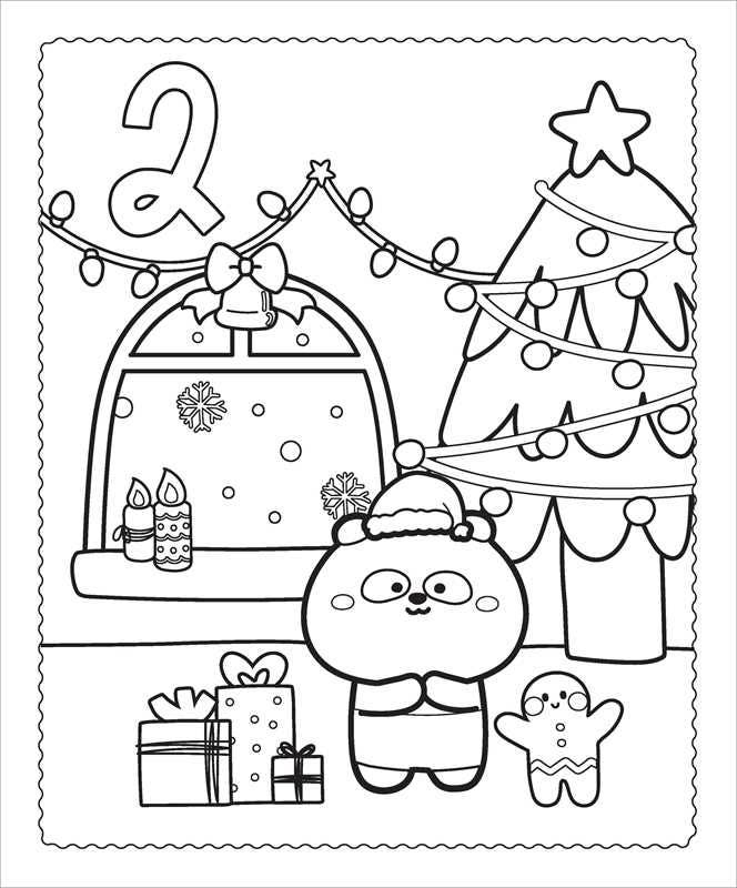 Markerific: Christmas Advent Coloring