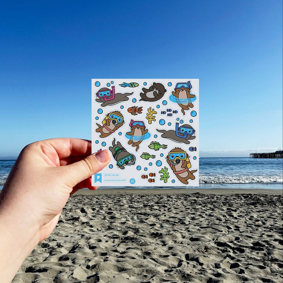 Pipstickers - Otter The Sea