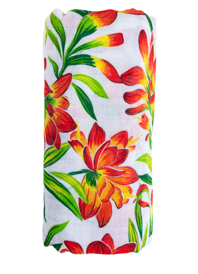 Muslin Swaddle - Prairie Fire