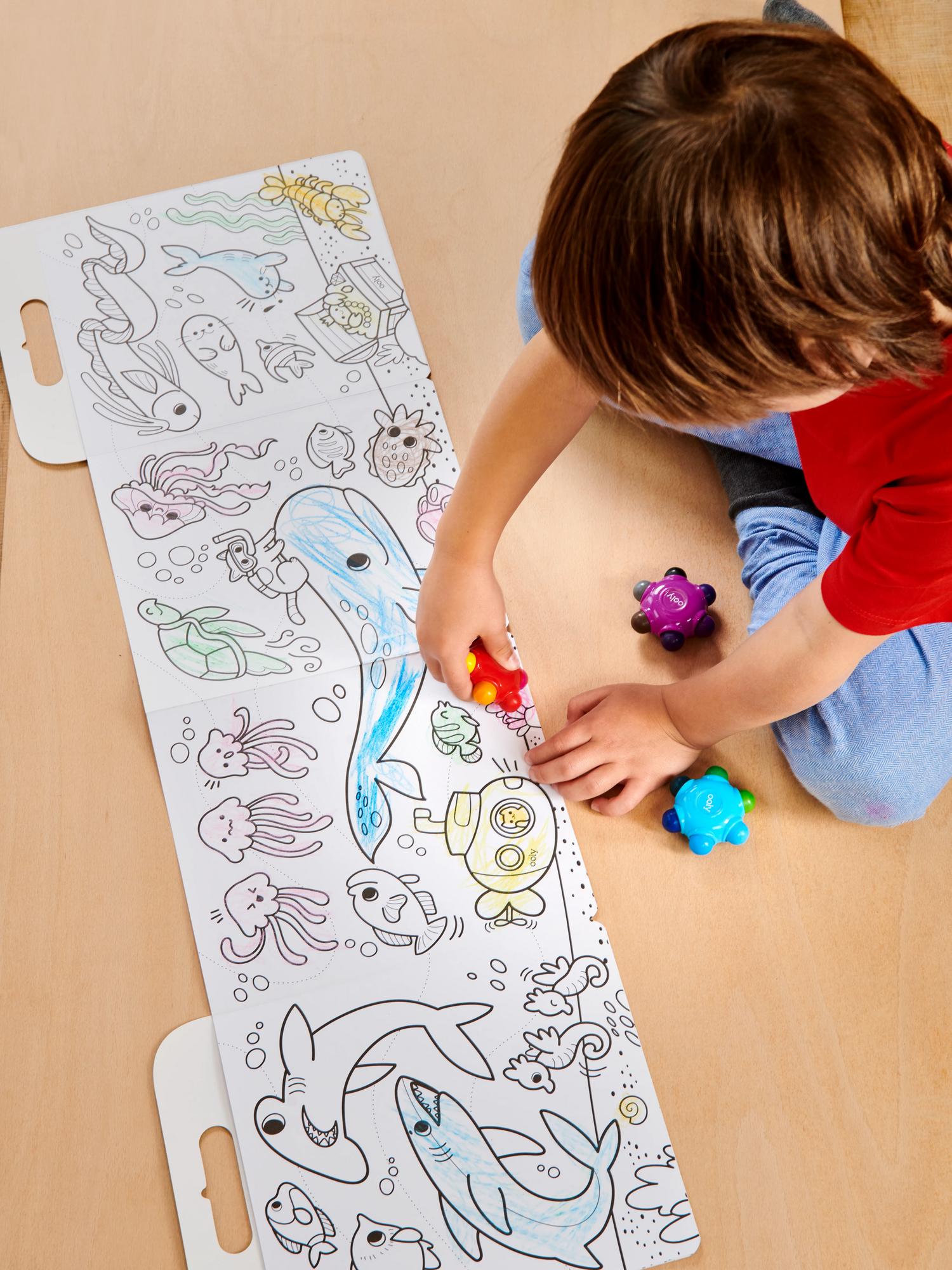 Color Burst Easy Grip Crayons