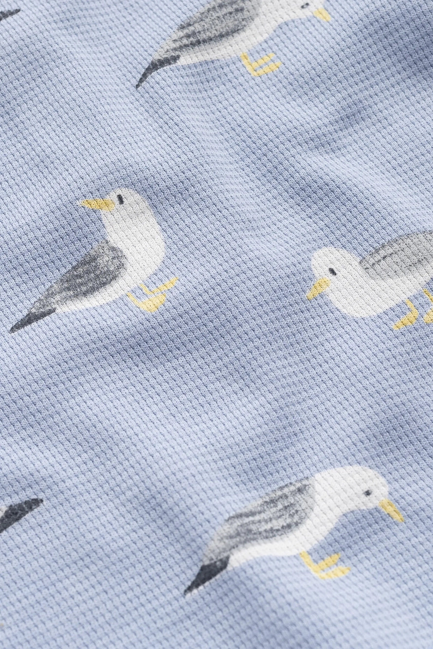 Waffle Two Piece Set - Seagull