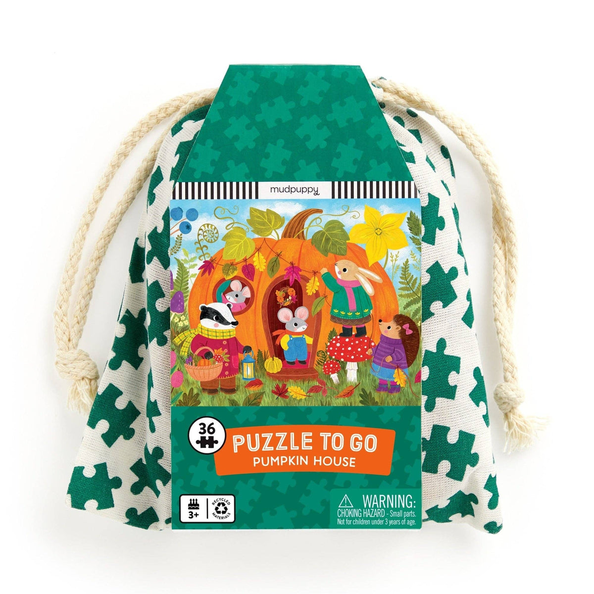 36 Piece Puzzle to Go - Pumpkin House