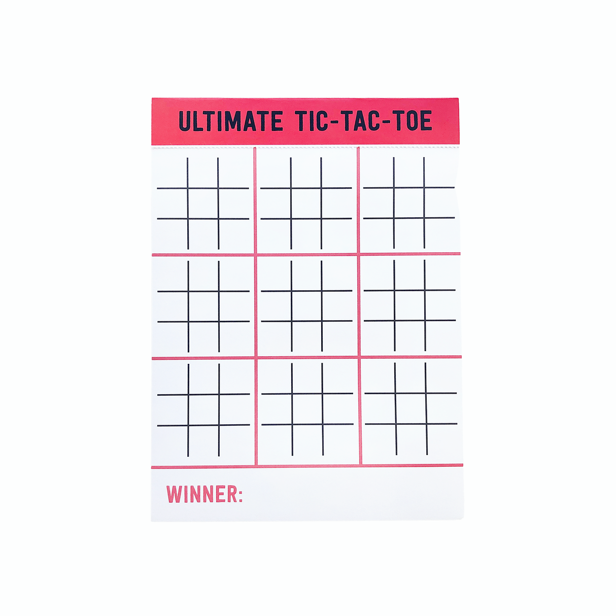 Ultimate Tic-Tac-Toe On-The-Go Pad