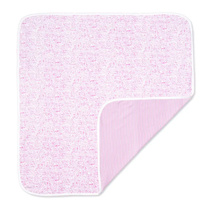 Cape Cod Blanket - Peony Pink