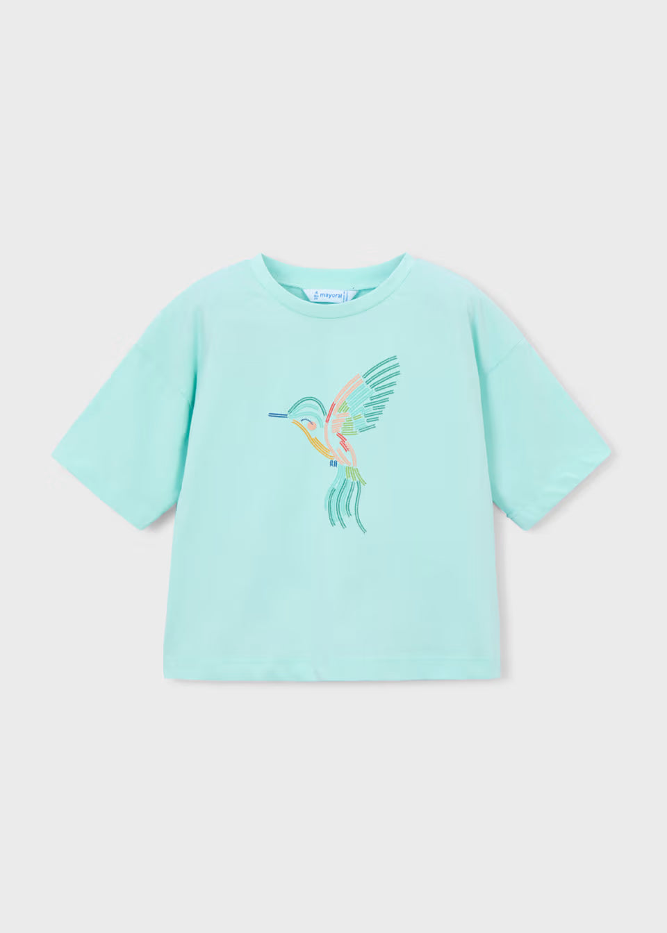 Drop Shoulder Tee - Hummingbird