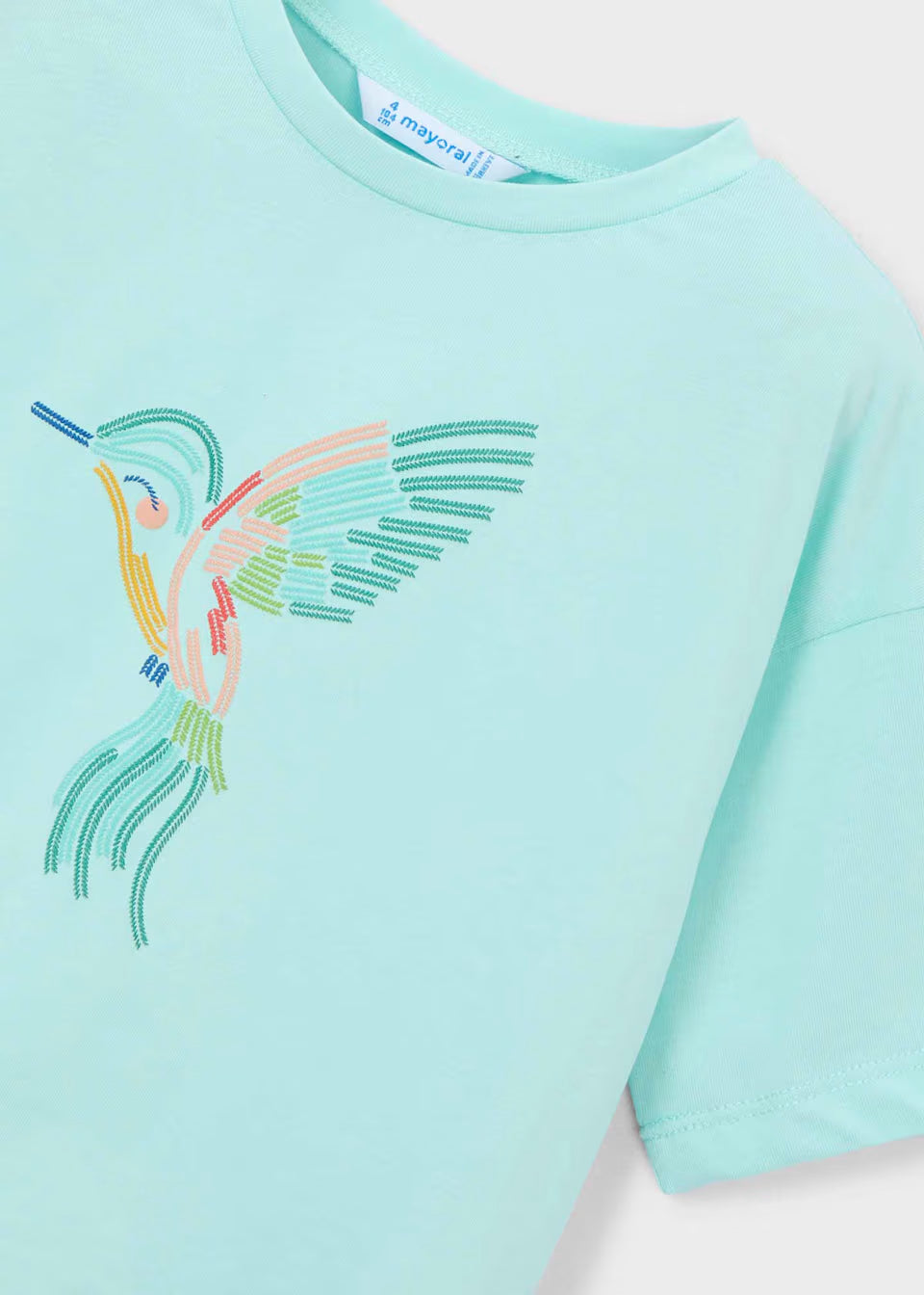 Drop Shoulder Tee - Hummingbird