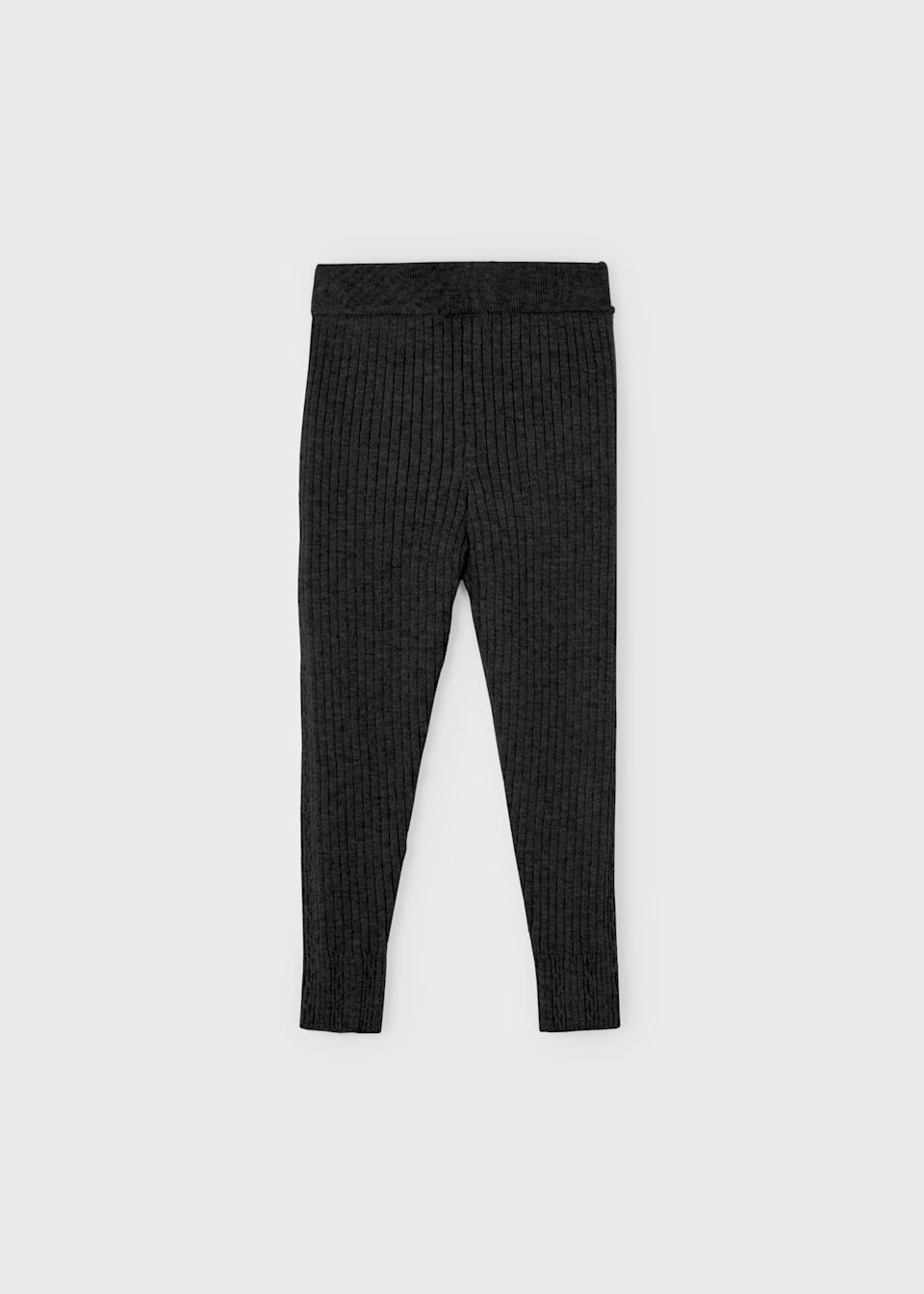 Sweater Knit Leggings - Black
