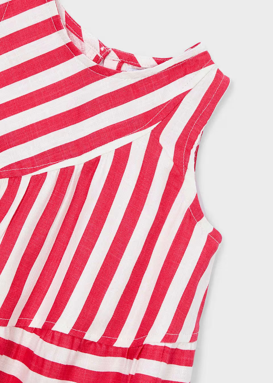 Sleeveless Striped Dress - Persimmon