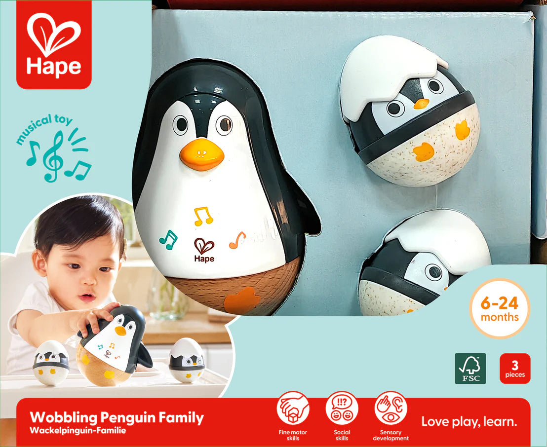 Penguin Wobbler Family