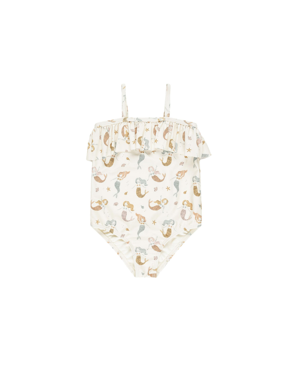 Rylee + Cru Ruffle One-Piece - Mermaids FINAL SALE