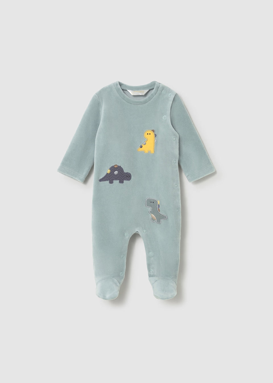 Velour Footie - Dino Friends