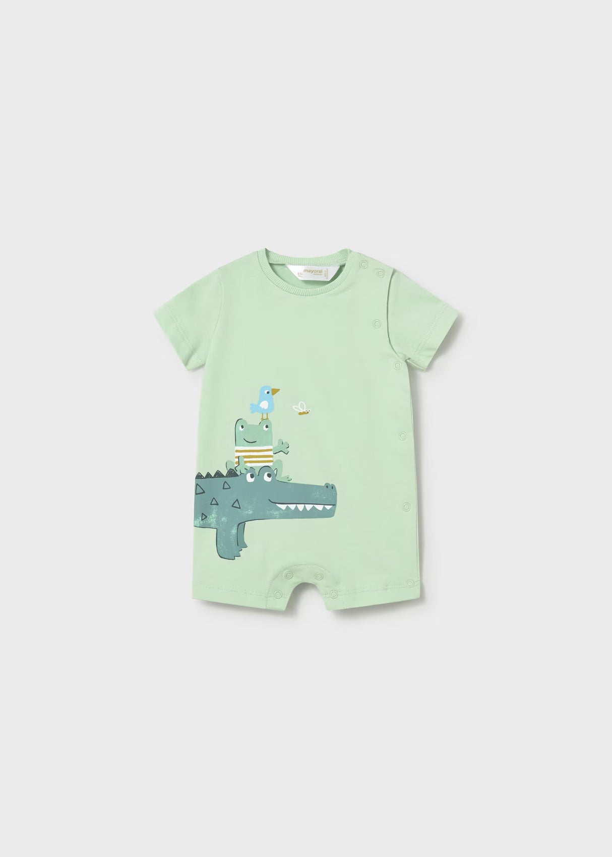 Short Sleeve Romper - Reptile Friends