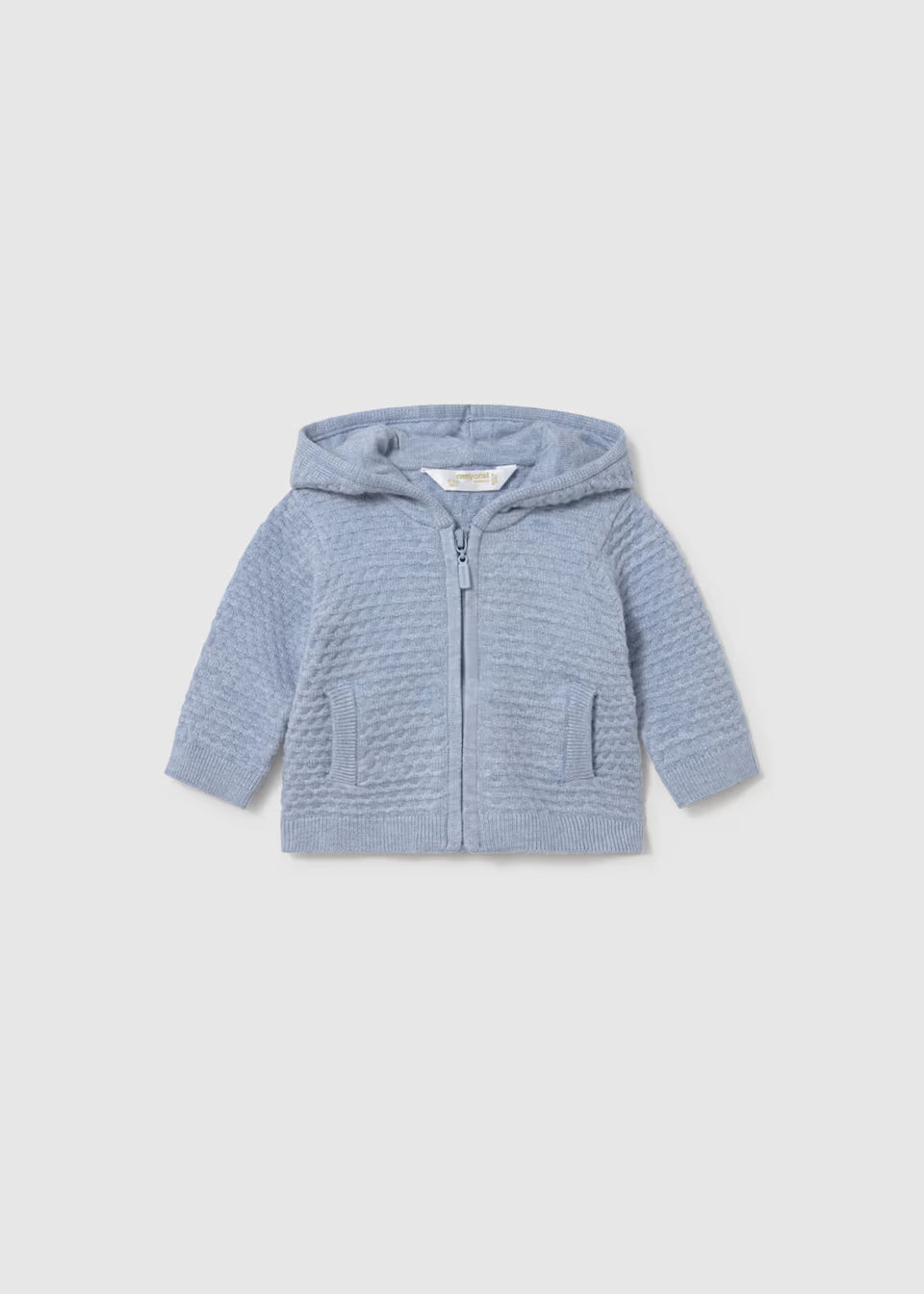 Knit Zip Up and Pants - Sky