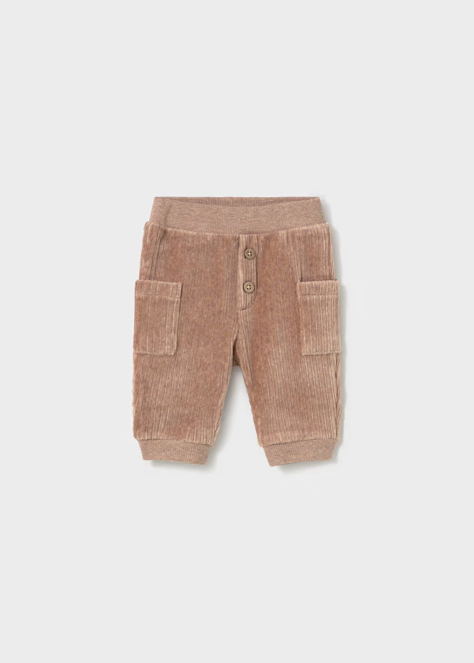 Soft Cord Cargo Pants - Truffle