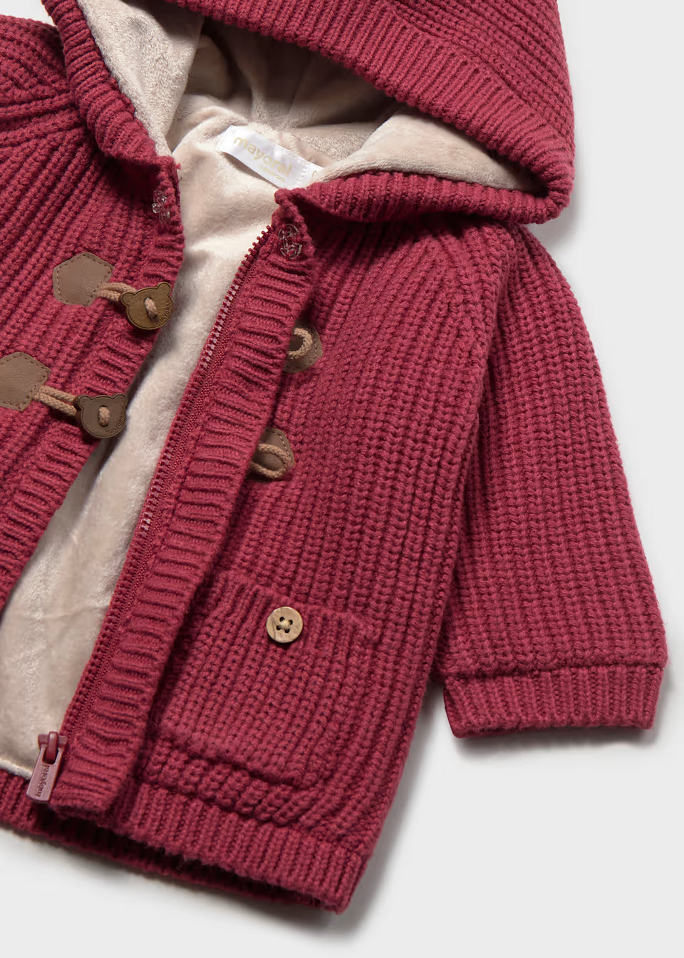 Lined Cardigan - Brick