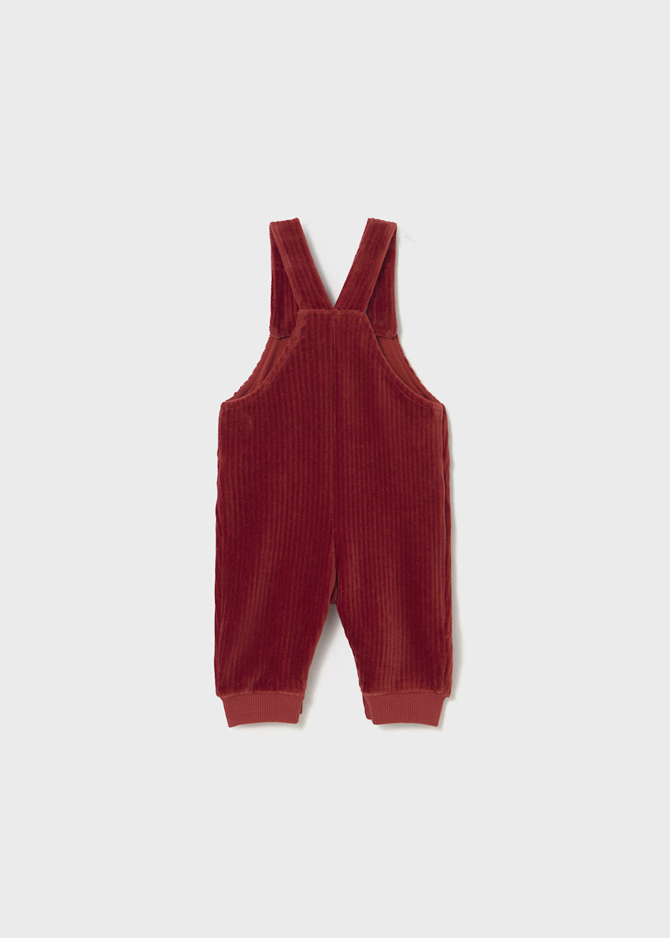 Soft Cord Dungarees - Cayenne