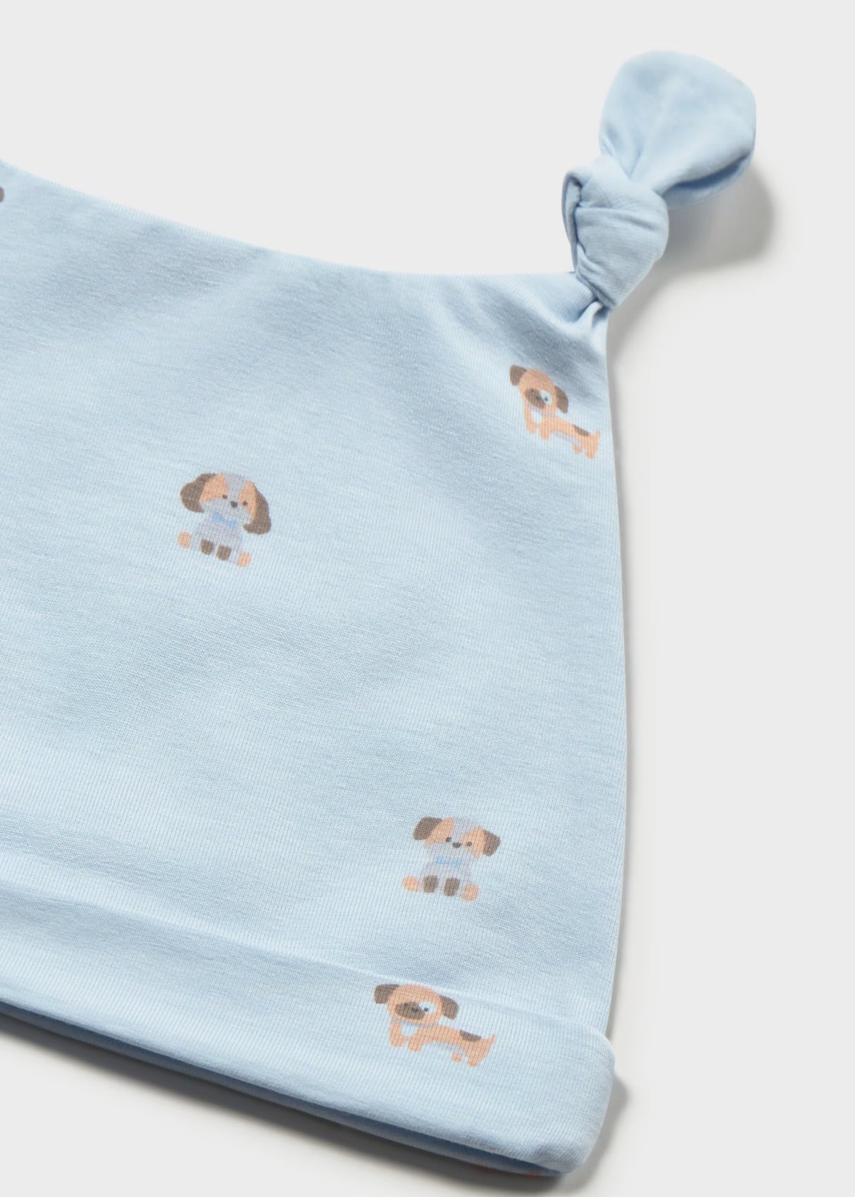 Footie and Hat - Blue Pups