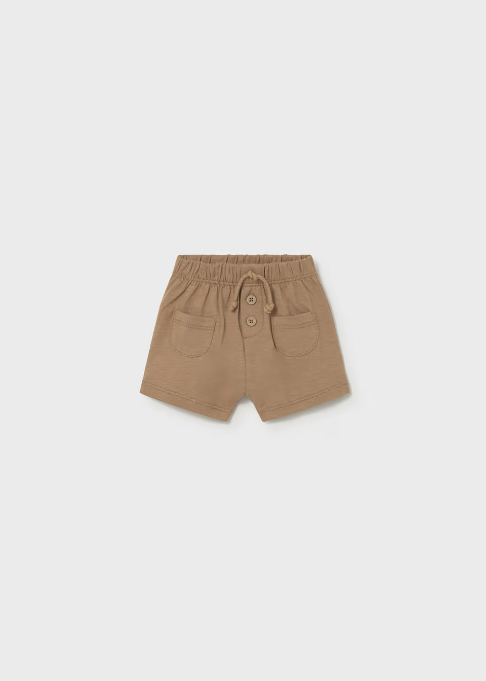 Knit Pocket Shorts - Caramel