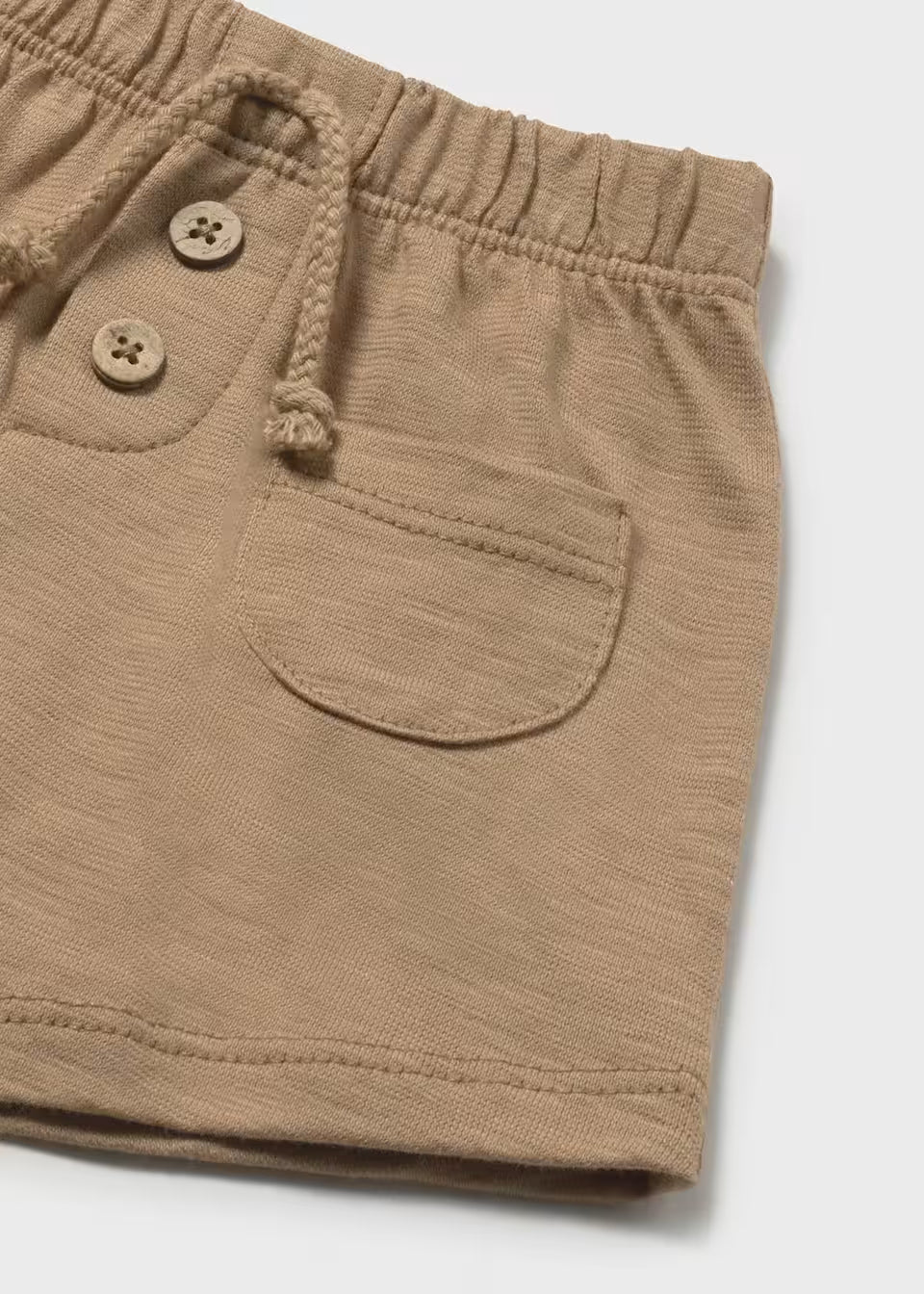 Knit Pocket Shorts - Caramel
