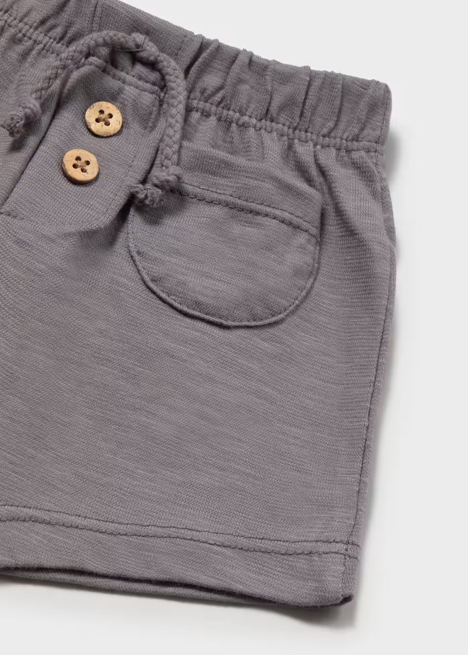 Knit Pocket Shorts - Charcoal