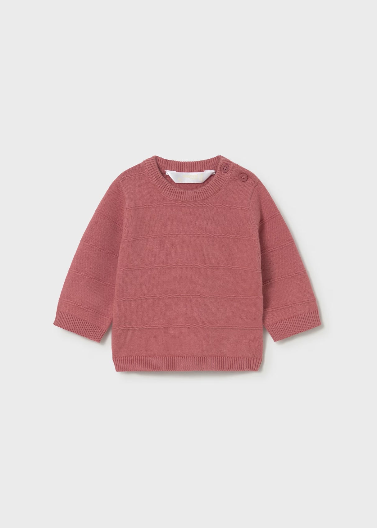Knit Stripe Sweater - Terracotta