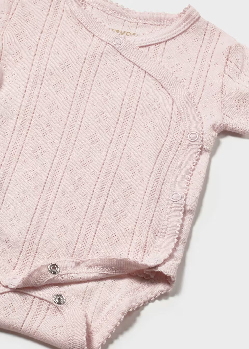 Pointelle Bodysuit - Baby Pink