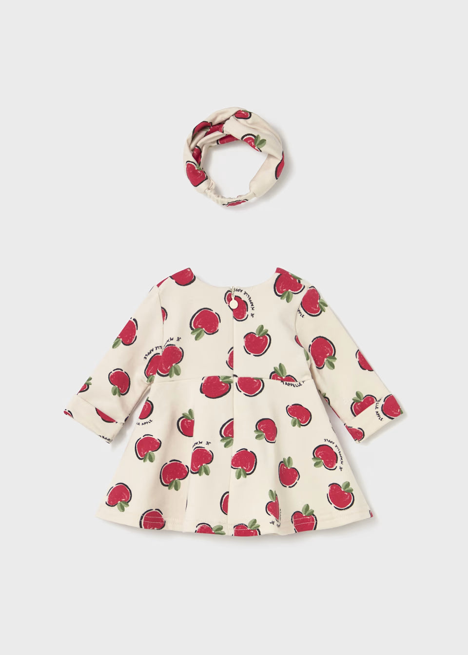 Dress with Bloomer and Headband - Apples
