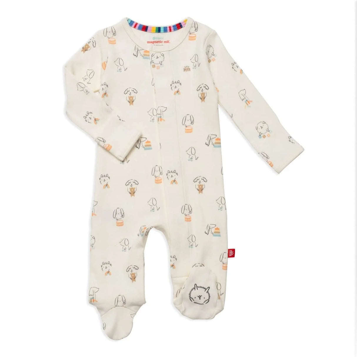 Magnetic Me Organic Footie - Puppy Play