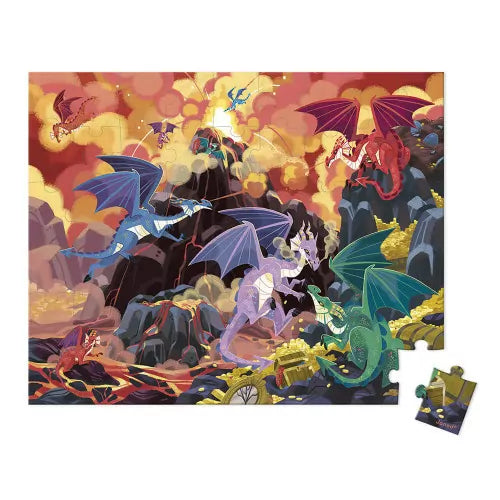 54 Pc Puzzle - Fiery Dragon Puzzle
