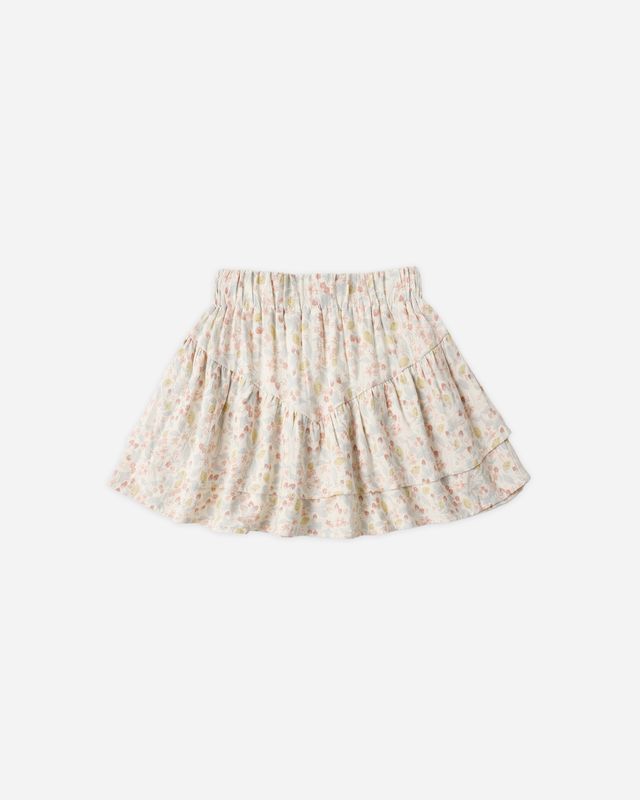 Rylee + Cru Tiered Mini Skirt - Summer Garden