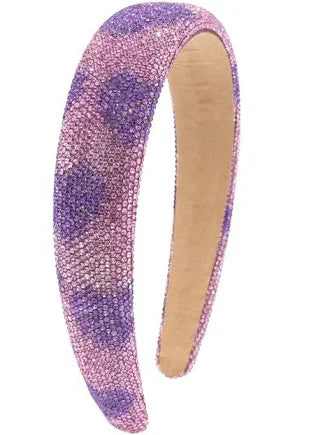 Thin Crystalized Headband -Hearts
