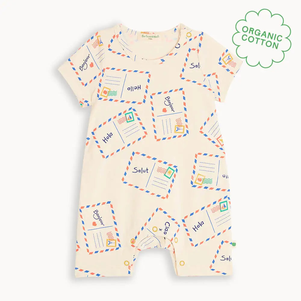 Skiff Shorty Playsuit - Postcard