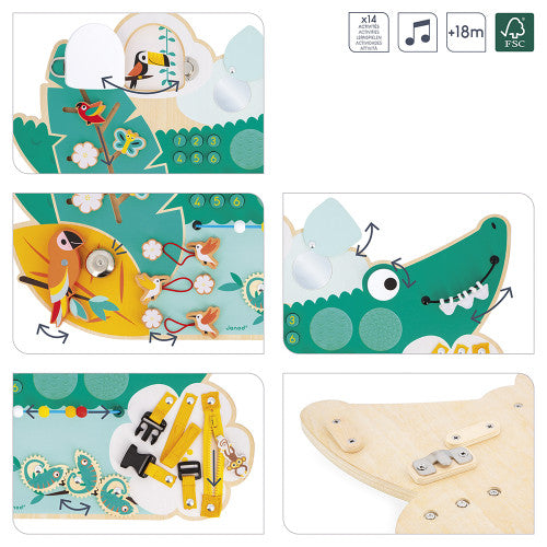 Crocodile Multi-Activity Busy Board