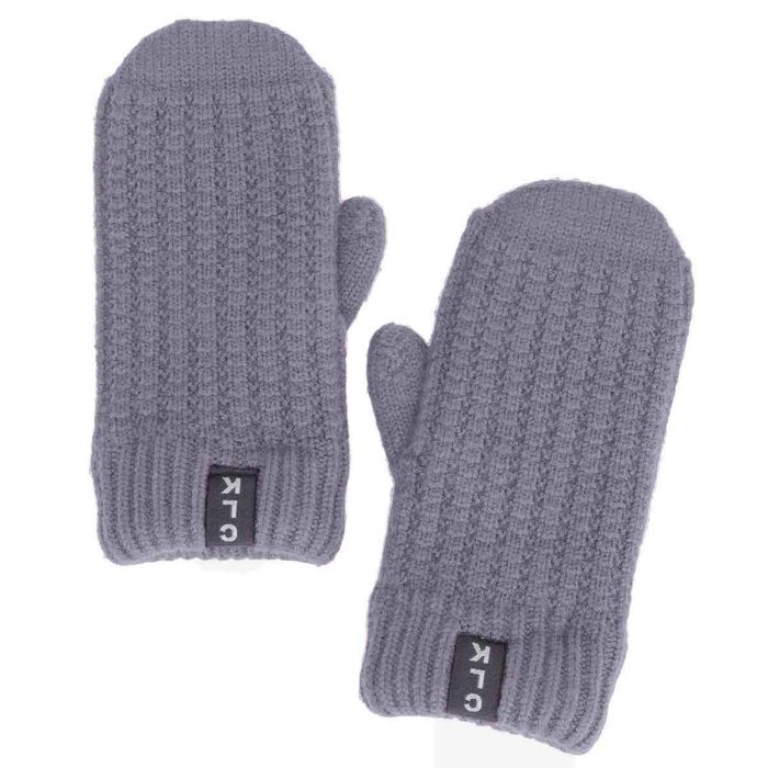 Soft Touch Knit Mittens - Lilac