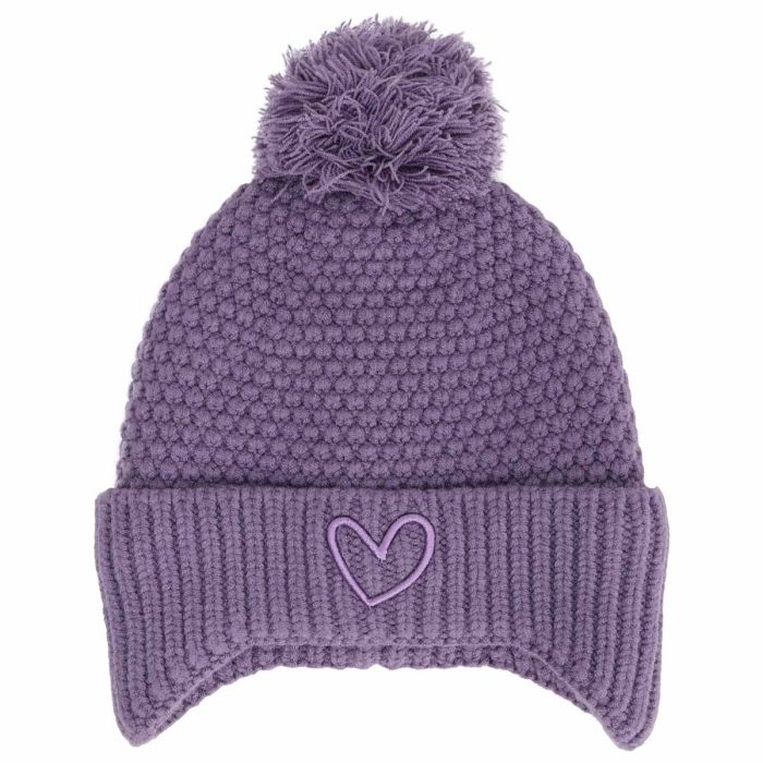 Windproof Fleece Lined Hat - Grape