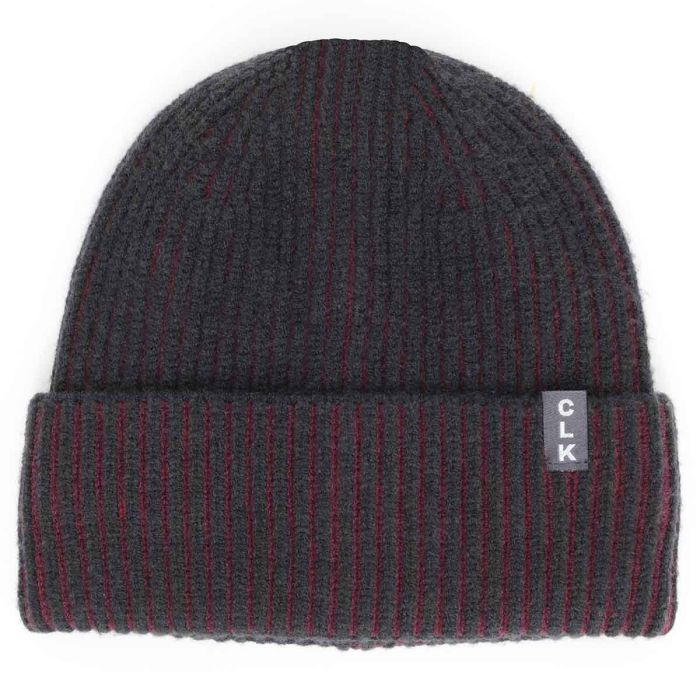 Soft Touch Knit Beanie - Black Contrast