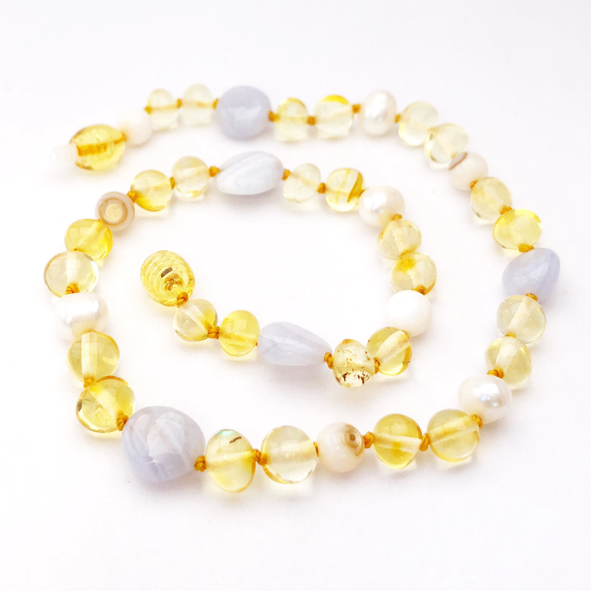 Genuine Baltic Amber/Gemstone Necklace FINAL SALE