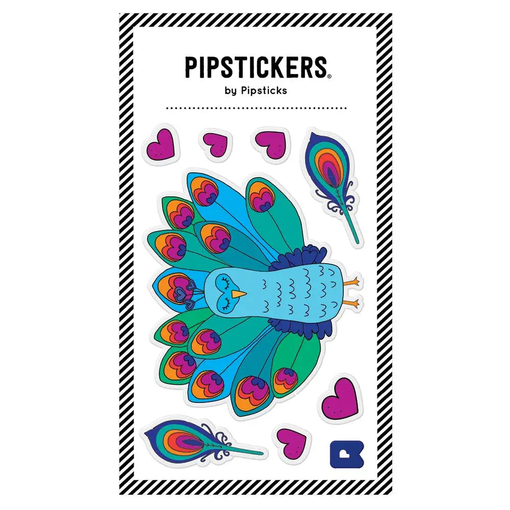 Pipstickers - Big Puffy Peacock