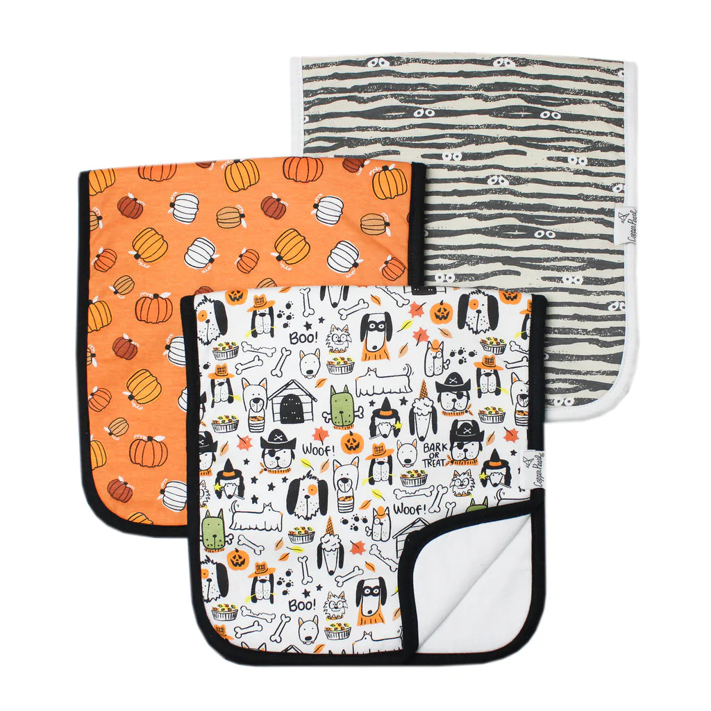 Copper Pearl Burp Cloths FINAL SALE